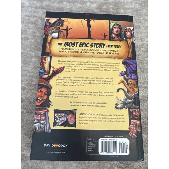 New The Action Bible God's Redemptive Story Graphic Novel Style - Picture 4 of 8